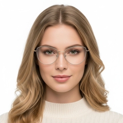 Gafas de metal gris mariposa #BS2425-0202