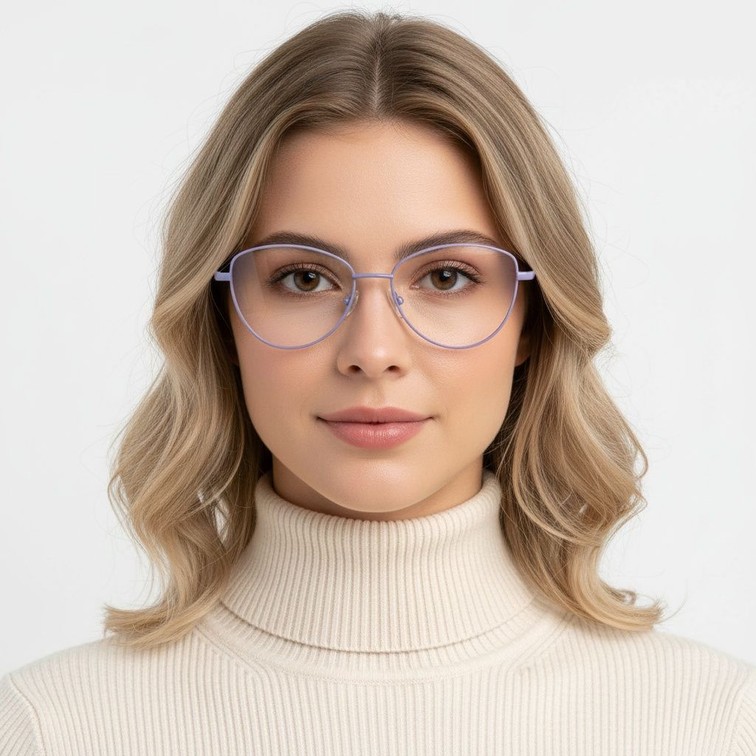 Butterfly Purple Metal Glasses #BS2425-0284