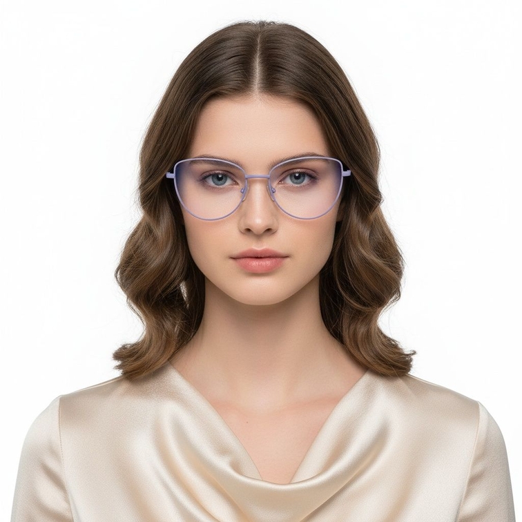 Butterfly Purple Metal Glasses #BS2425-0290