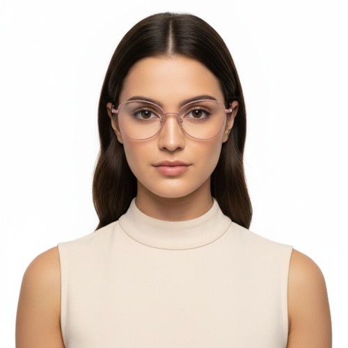 Butterfly Pink Metal Glasses #BS2425-0295