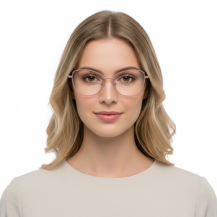 Butterfly Pink Metal Glasses #BS2425-0304