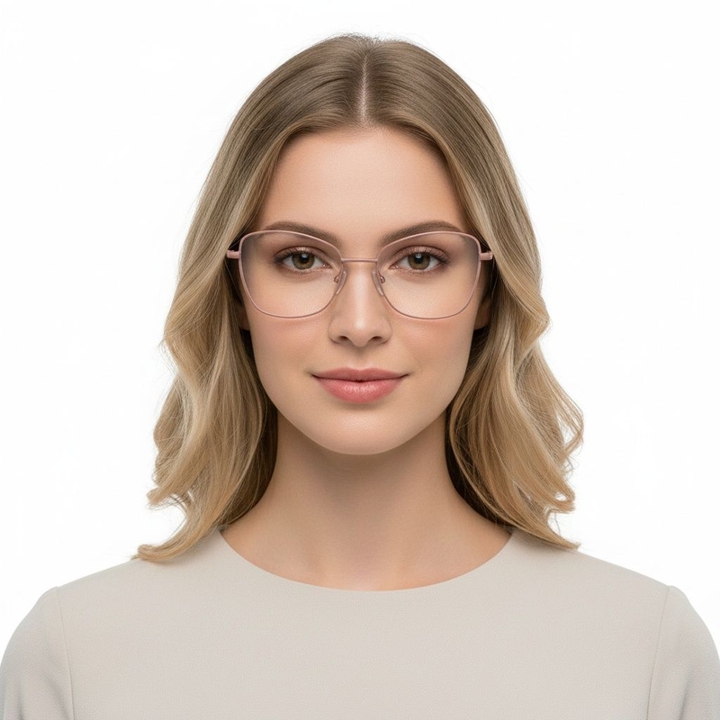 Butterfly Pink Metal Glasses #BS2425-0304