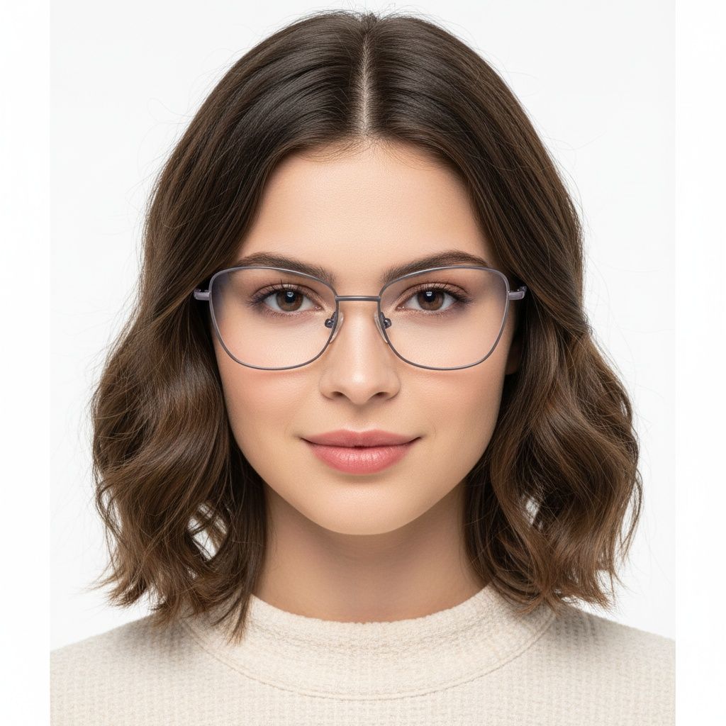 Schmetterling Lila Metallbrille #BS2425-0305