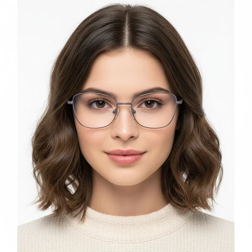 Lunettes papillon violettes en métal #BS2425-0305