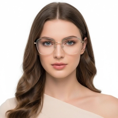 Gafas de metal verde mariposa #BS2425-0356