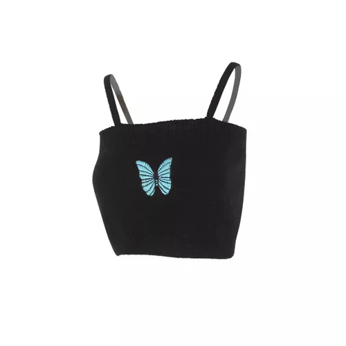 Embroidered Cropped Knit Cardigan Vest Set Spring Autumn SSU-00014