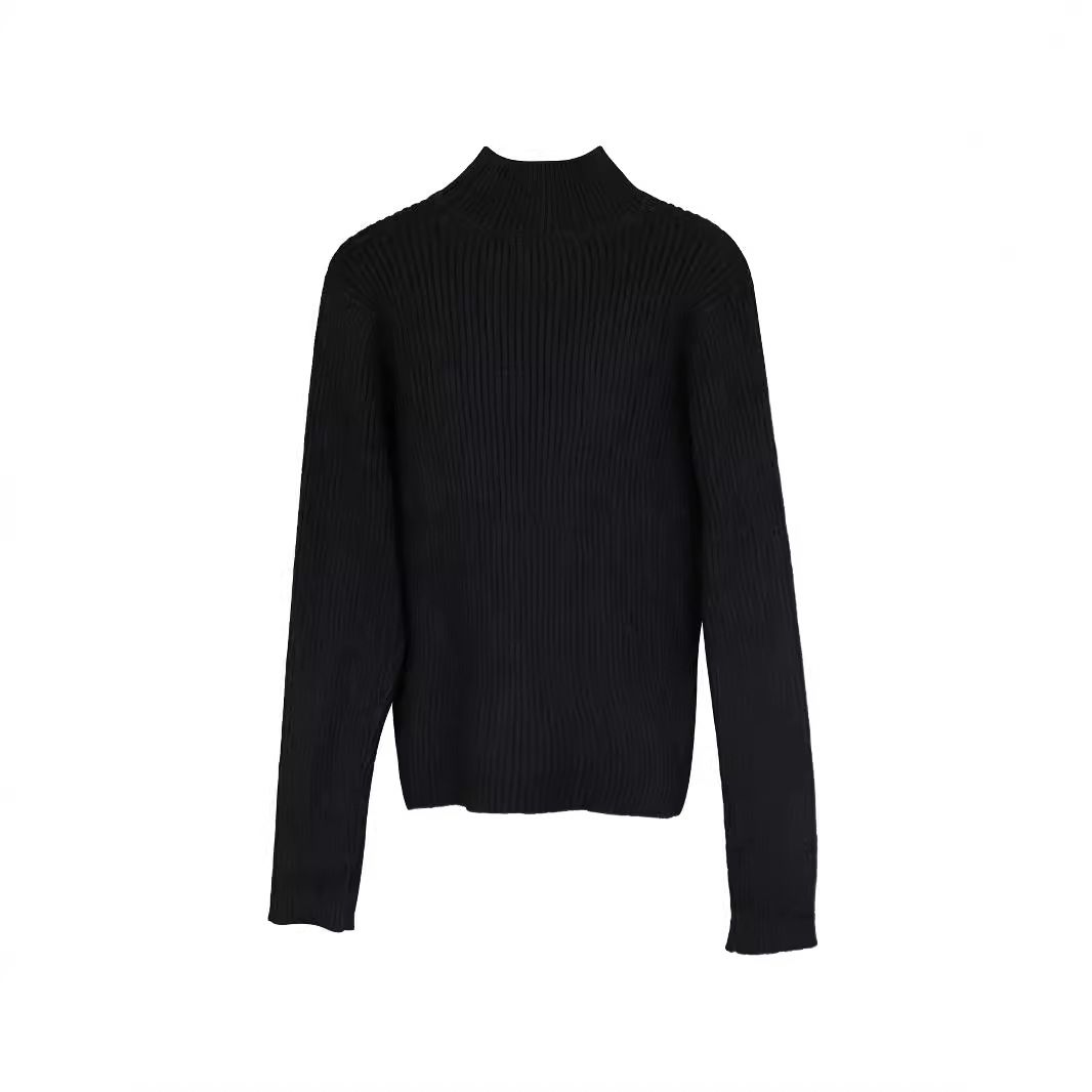 Knit Sweater Two-Piece Set - High Neck Fall Spring SSU-00013