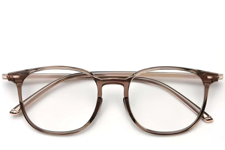 Rectangular Brown TR90 Glasses #BS0423-0038