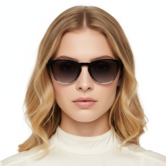 Oval Grey Plastic Sunglasses #BS2503-0101