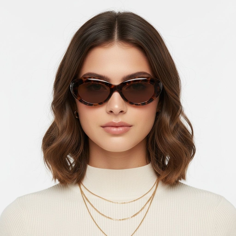 Schmetterlings-Sonnenbrille aus Schildpatt-Acetat #BS2607-0070