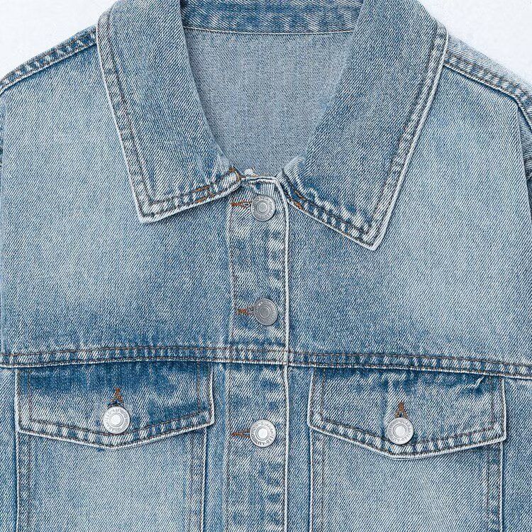 Denim Jacket Women's Classic Fashion Short Coat KUN-00179