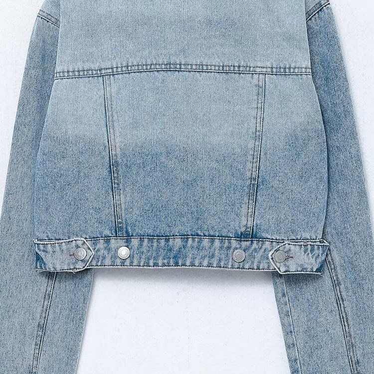 Denim Jacket Women's Classic Fashion Short Coat KUN-00179