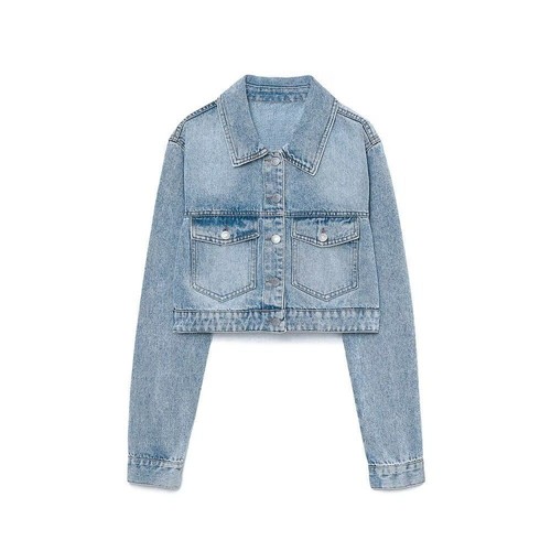 Denim Jacket Women's Classic Fashion Short Coat KUN-00179