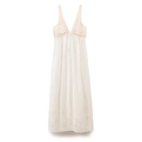 Crochet Patchwork Dress - Versatile Fashion KUN-00147