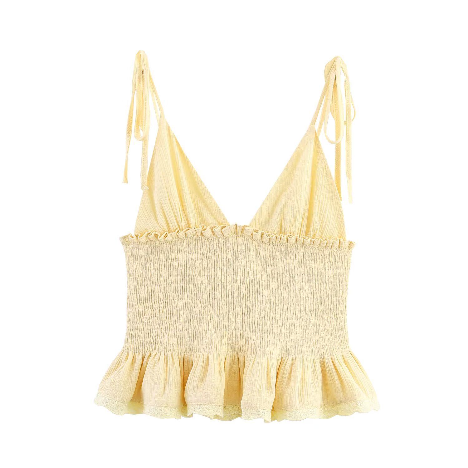 Women's Honeycomb Knit Top - Stylish Versatile Blouse KUN-00123