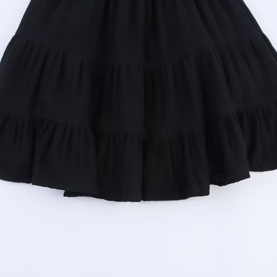 Lace Trim Tulle Mini Dress - European Style KUN-00179