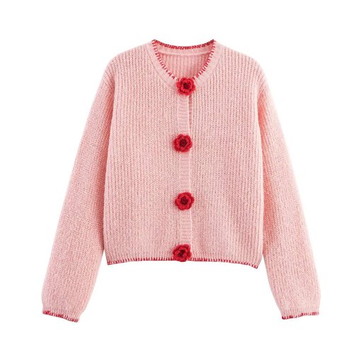 Knit Cardigan - Trendy & Versatile Fashion KUN-00134