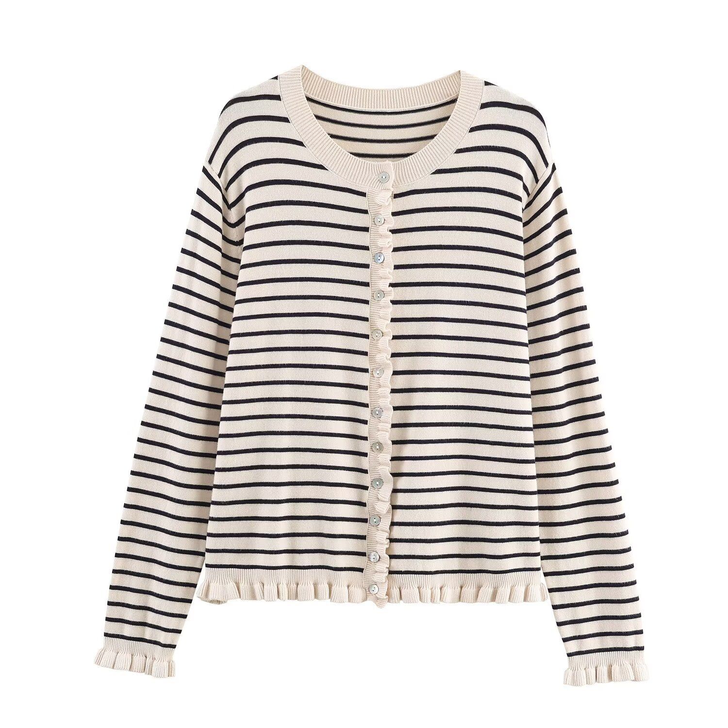 Knit Layered Cardigan - Chic European Style KUN-00290