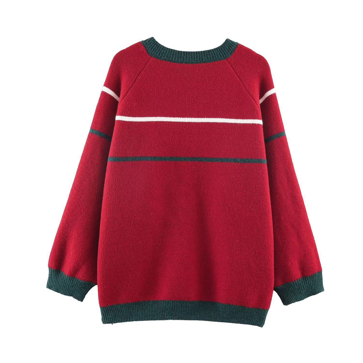 Knit Cardigan - Stylish Christmas Open Front Sweater KUN-00103