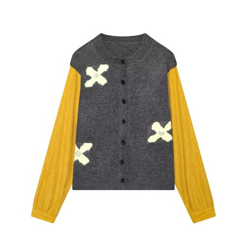 Knit Cardigan Sweater - Two-Piece Style Casual Chic KUN-00001