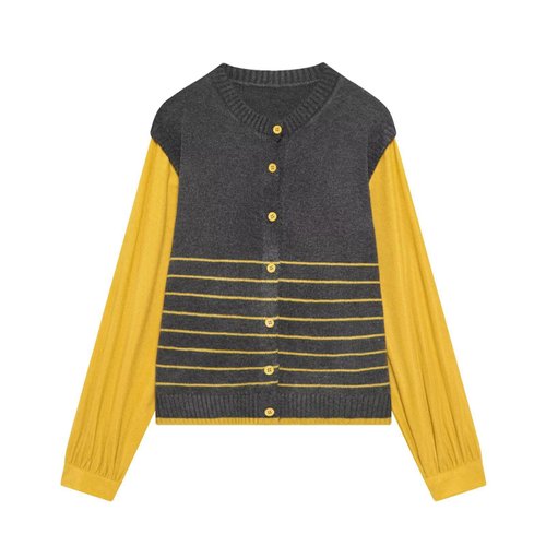 Knit Cardigan Sweater - Stylish Two-Piece Design KUN-00005