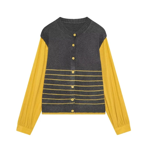 Knit Cardigan Sweater - Stylish Two-Piece Design KUN-00005