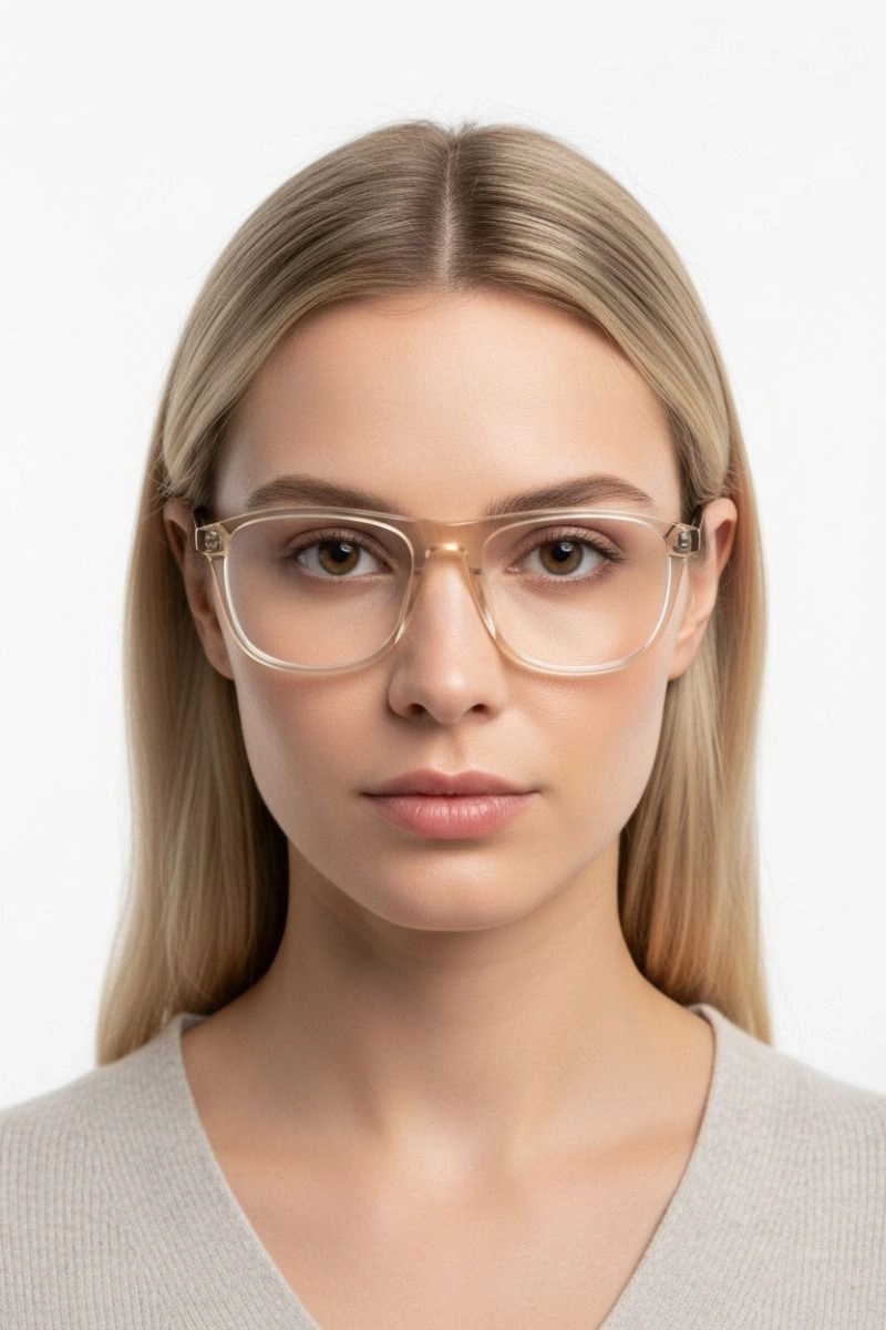 Aviator Yellow Acetate Glasses #BS1902-0009