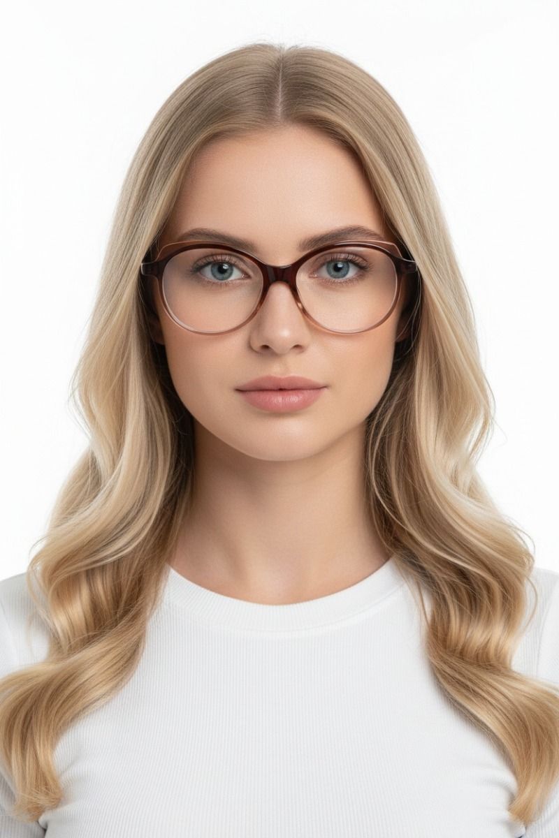 Butterfly Brown Acetate Glasses #BS1902-0074