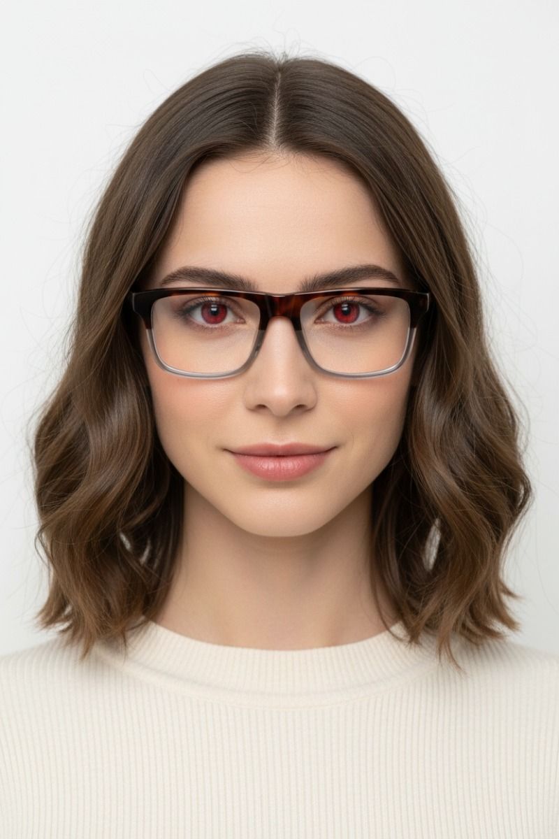 Aviator Tortoiseshell Acetate Glasses #BS1902-0093