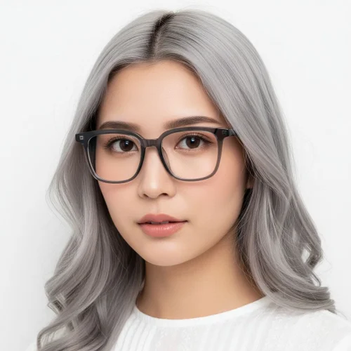Lunettes rectangulaires grises TR90 #BS1924-0100