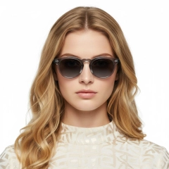 Oval Grey Plastic Sunglasses #BS2503-0463