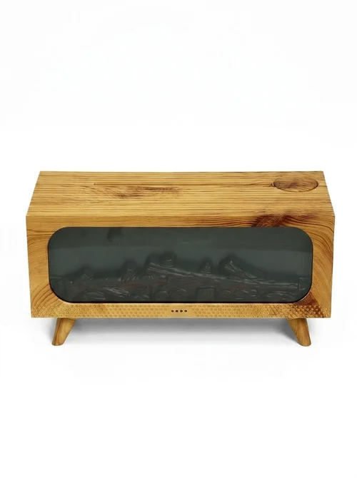 Simulated Fireplace Ultrasonic Aroma Diffuser & Humidifier