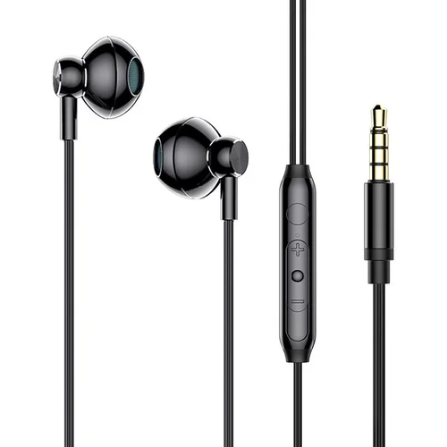 Auriculares intrauditivos con cable para juegos con micrófono integrado, controladores dinámicos de 10 mm, graves profundos, aislamiento de ruido y conector de 3,5 mm para PC y dispositivos móviles.