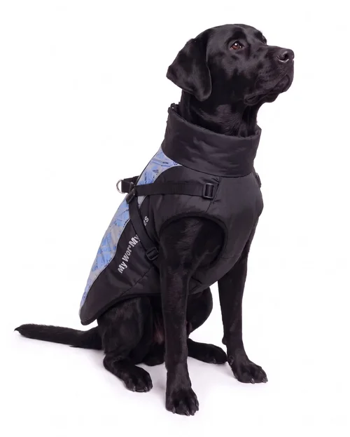 Waterproof Reflective Winter Dog Coat with Integrated Harness