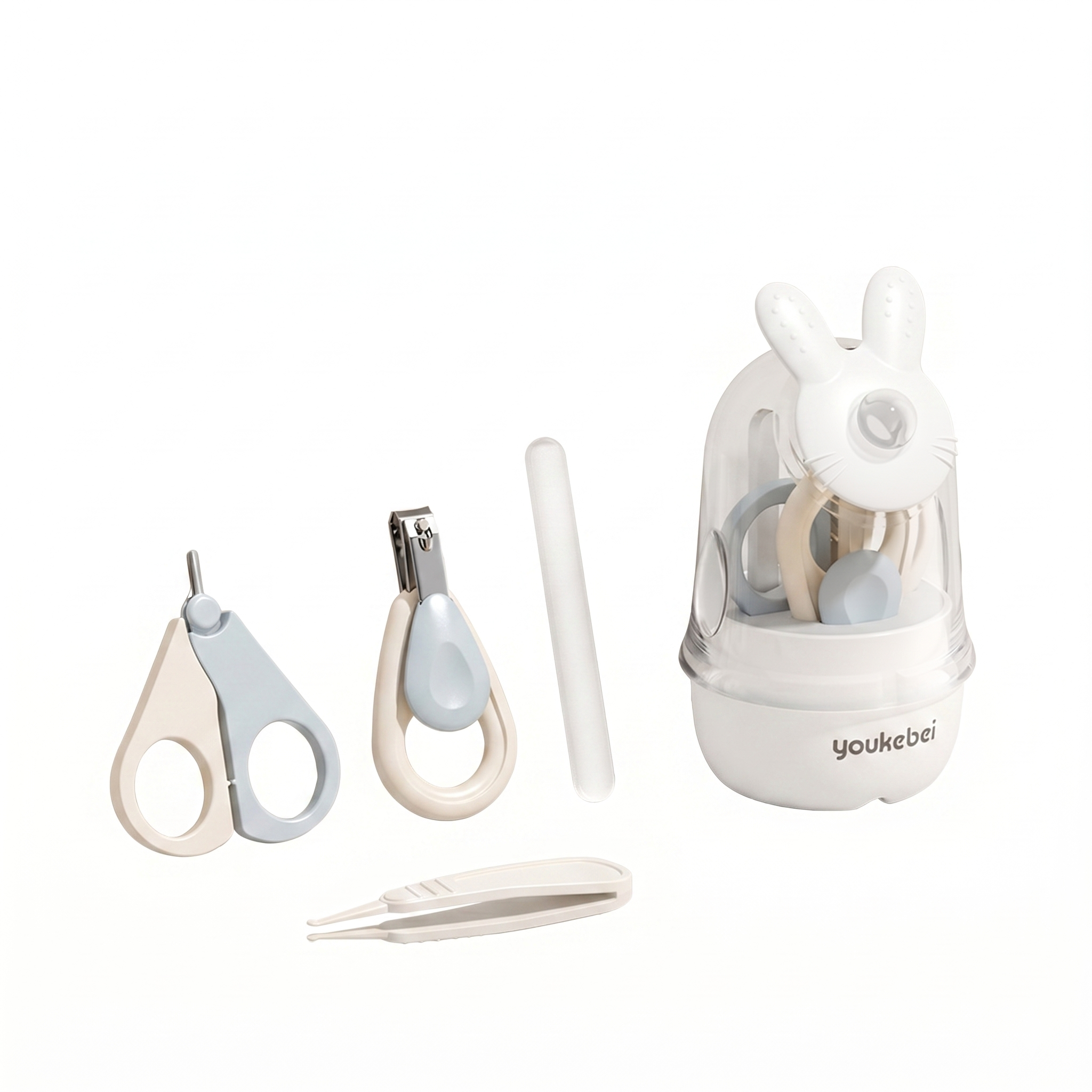 Baby Nail Care Grooming Kit - Safe & Portable Manicure Set