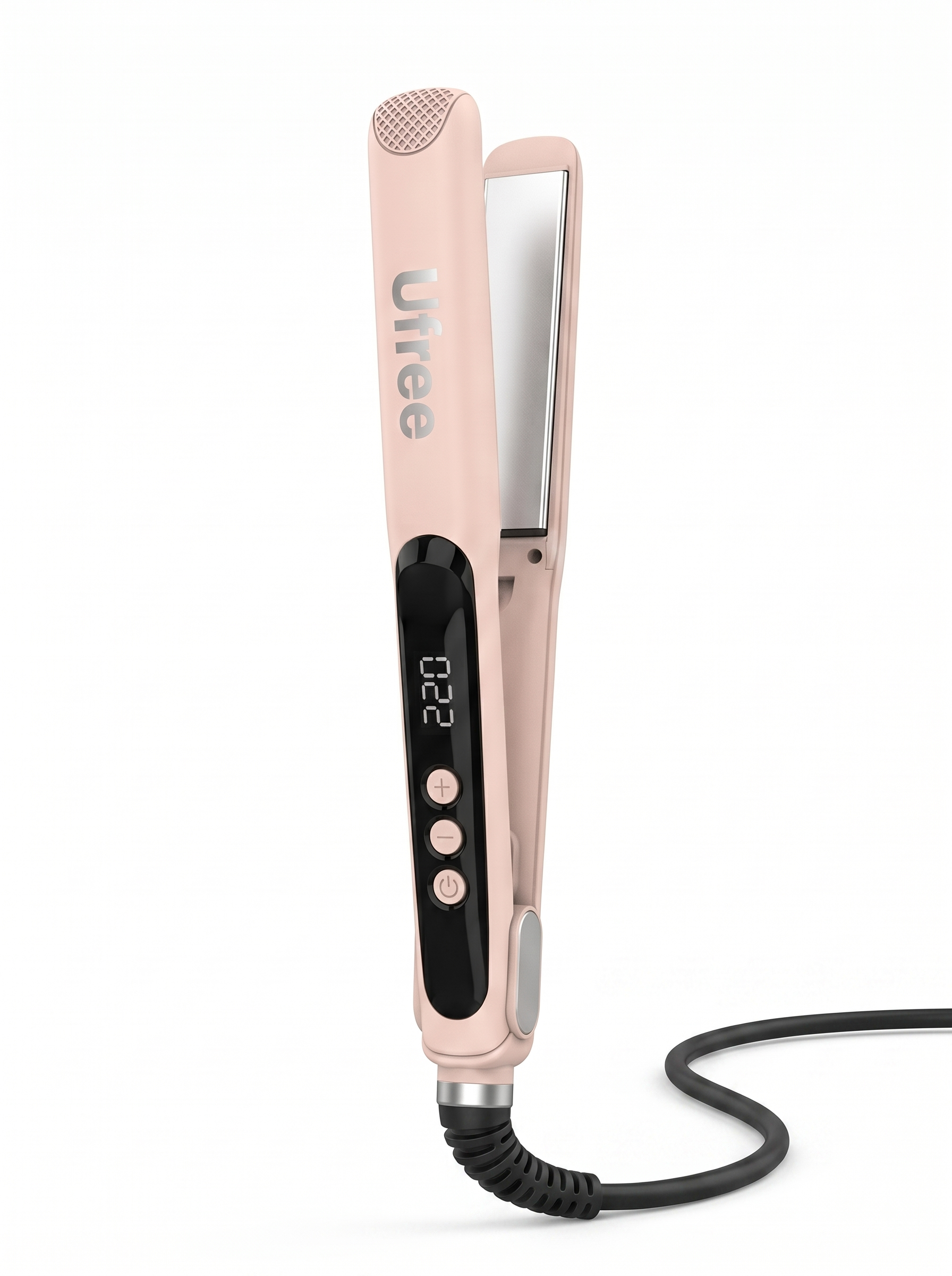 Professional Ceramic Hair Straightener - Pink (EU Plug only)