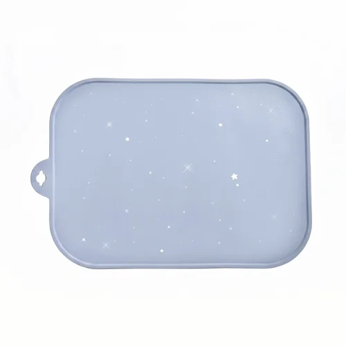 Baby Silicone Placemat Set with Bib & Utensils - Non-Slip