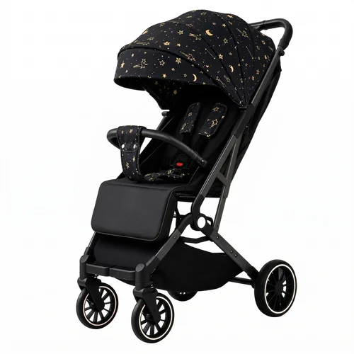 Compact Baby Stroller 4-Wheel Suspension - Reclining Seat