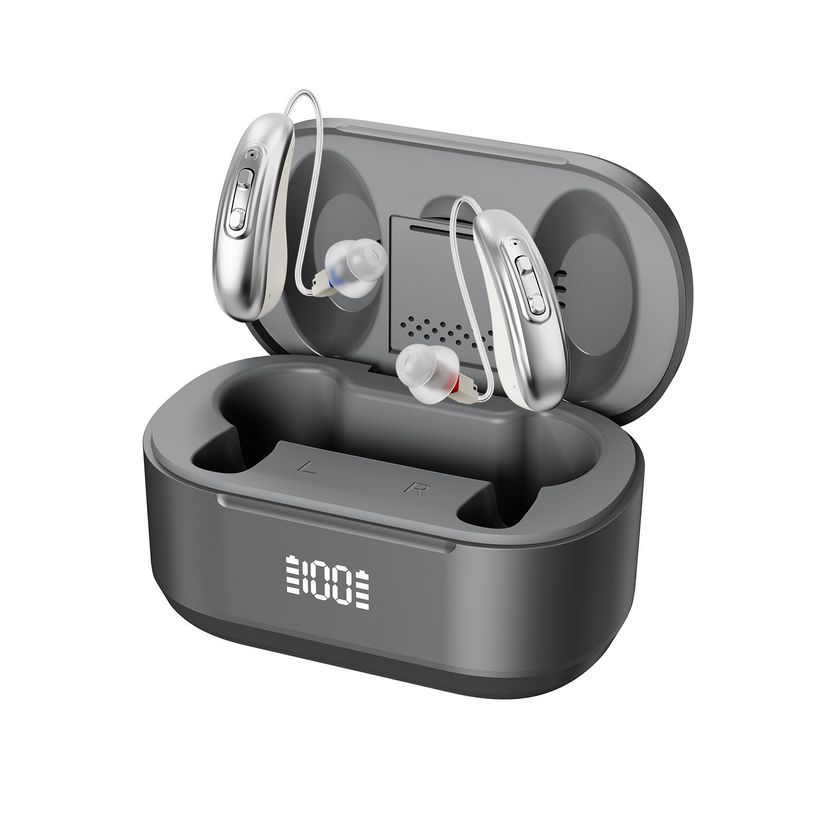 GM-321T (3P3-2) UV Sterilizing BTE Hearing Aid 32-Channel with Charging Case #26240025