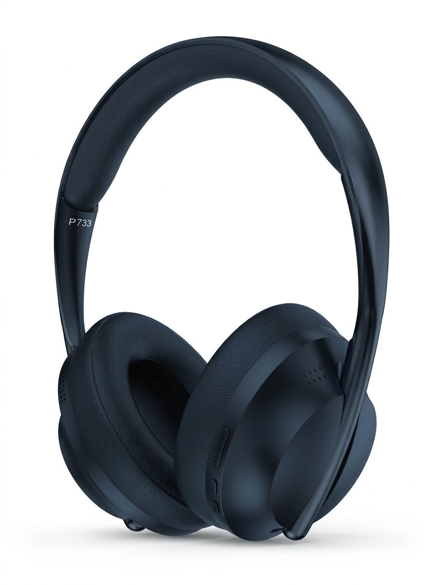 P733 Noise Cancelling Wireless Over-Ear Headphones, Bluetooth 5.3, 40mm Drivers, 10H Battery