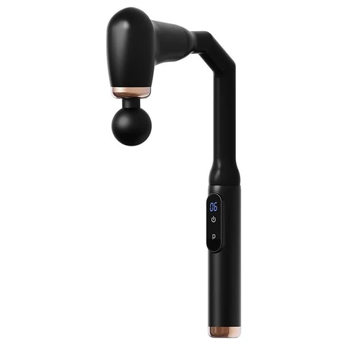 Pistolet de massage à percussion à poignée allongée pour massage en profondeur