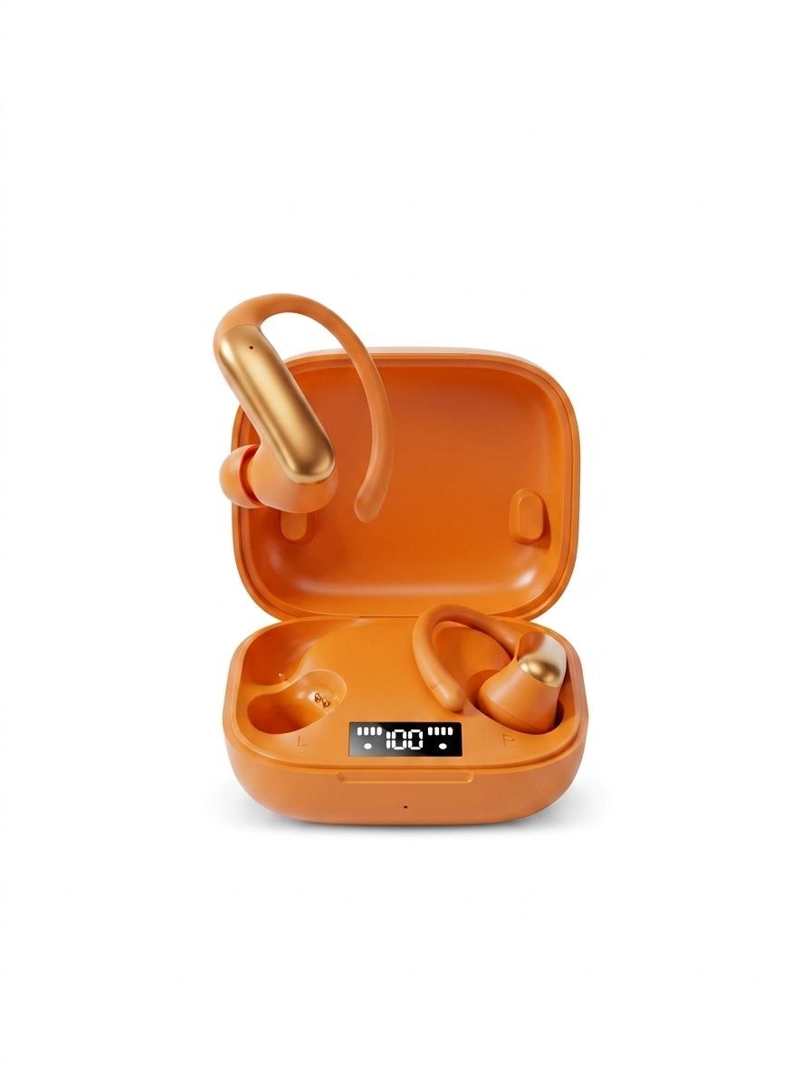 Wireless Air Conduction Earbuds with LED Charging Case Model#M144OWS