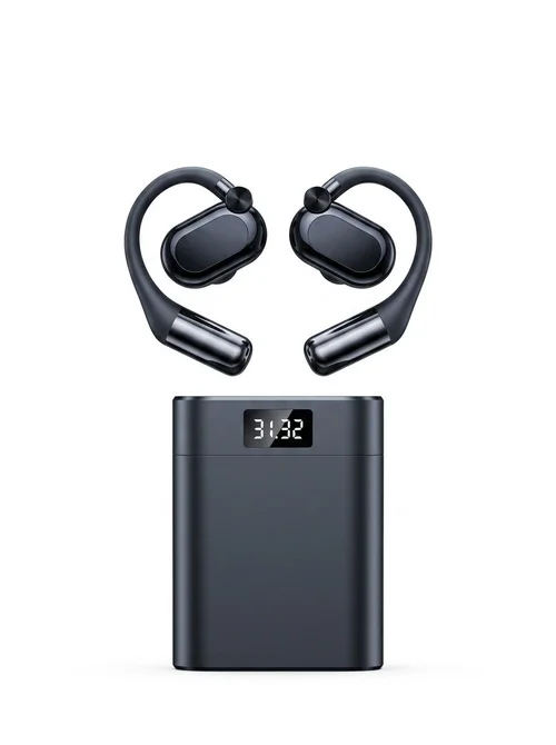 Wireless Open-Ear Bluetooth 5.4 Earbuds with LED Power Case Model#M116