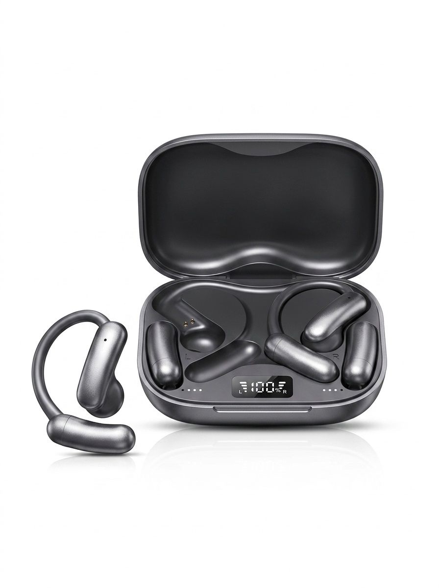 Wireless Open-Ear Bluetooth Headphones with Magnetic Battery Model#M143