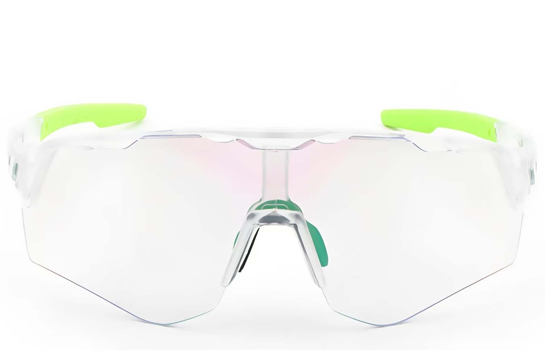 Irregular Transparent Plastic Photochromic Glasses #BS1725-0058