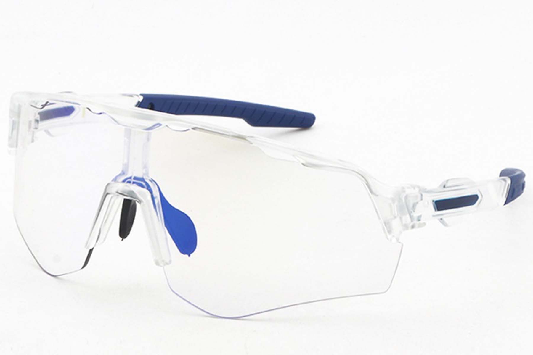 Irregular Transparent Plastic Photochromic Glasses #BS1725-0057