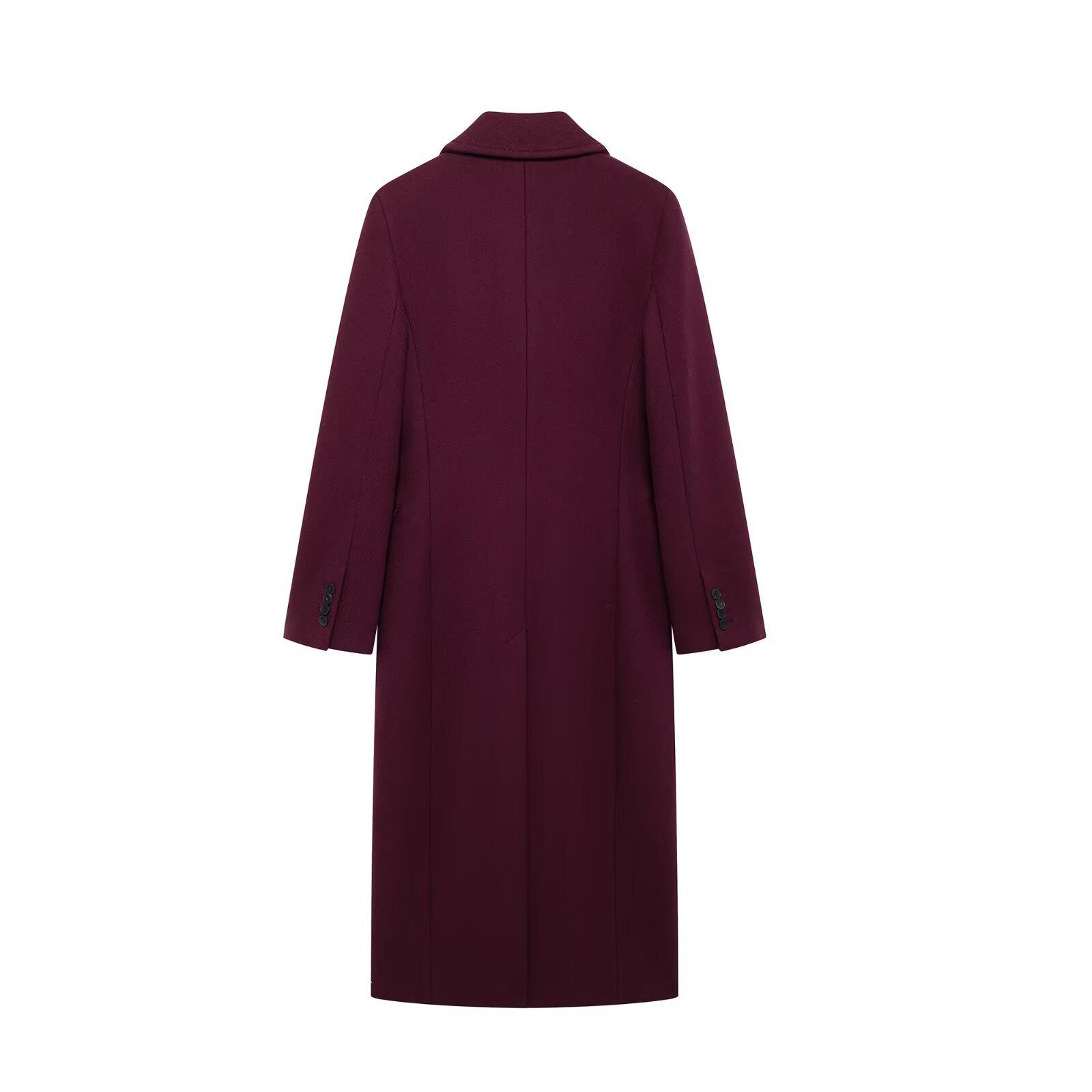 Abrigo de mezcla de lana, prenda informal de moda KUN-00021