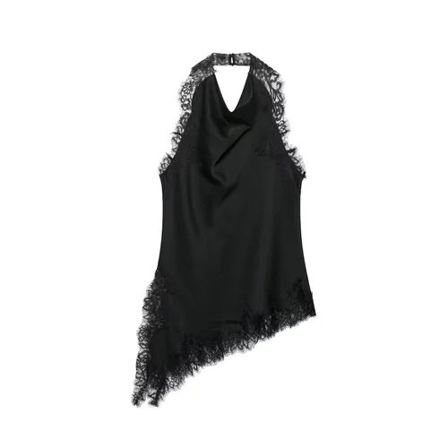 Collezione Top in pizzo e abito in raso - Scollo all'americana KUN-00087