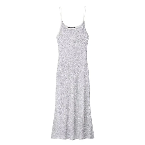 Women's Sequin Embellished Mini Dress - Versatile & Chic KUN-00155