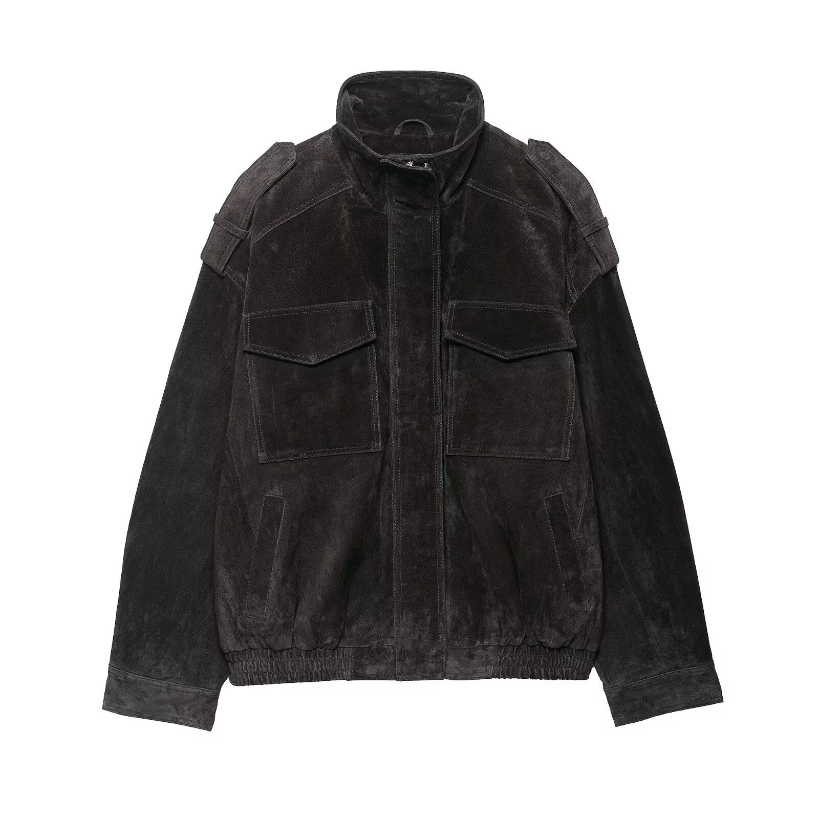 Veste en similicuir suédé - Vêtement d'extérieur décontracté et élégant KUN-00140